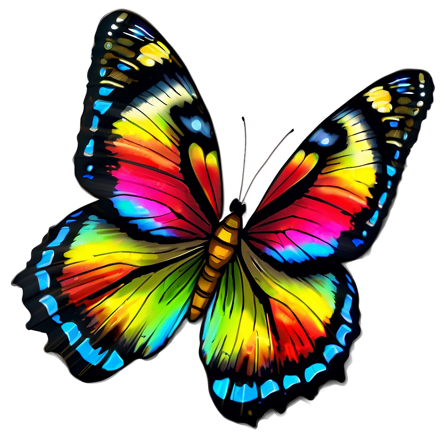 Summer Vibes Butterfly Png Kxa19 PNG Image