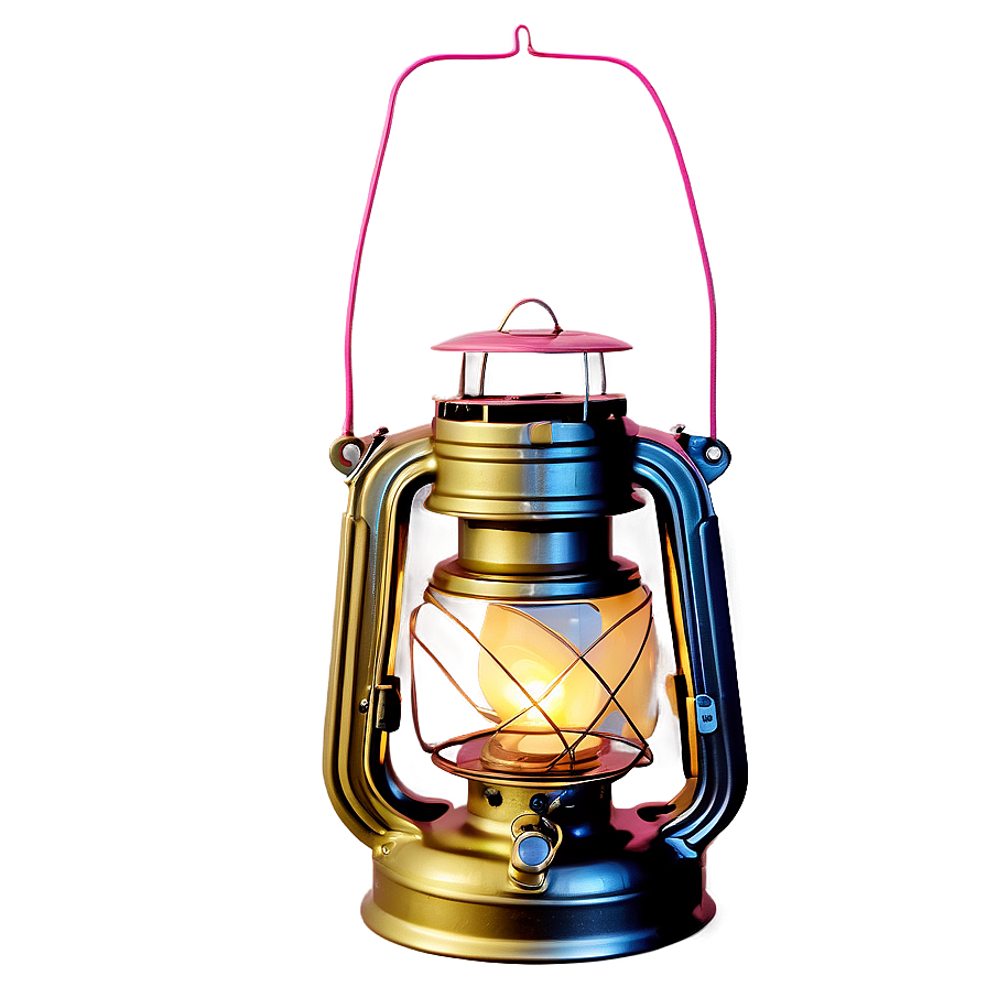 Summer Vibes Camping Lantern Png Qbw PNG Image