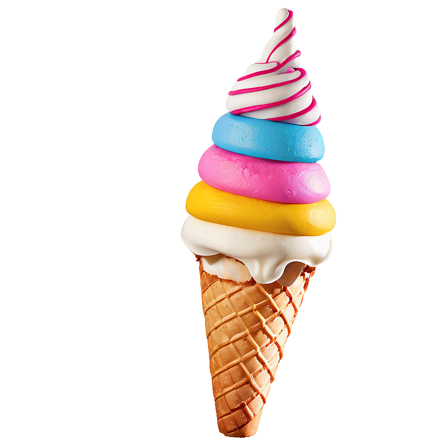 Summer Vibes Ice Cream Cone Png Wqh59 PNG Image