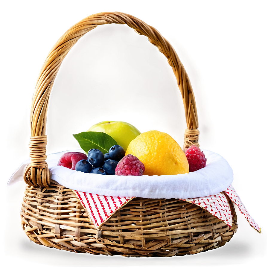 Summer Vibes Picnic Basket Png 06252024 PNG Image