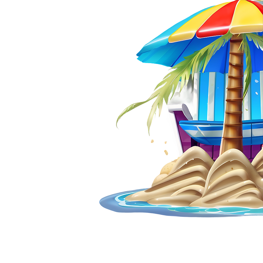 Summer Vibes Sand Castle Png Qin80 PNG Image