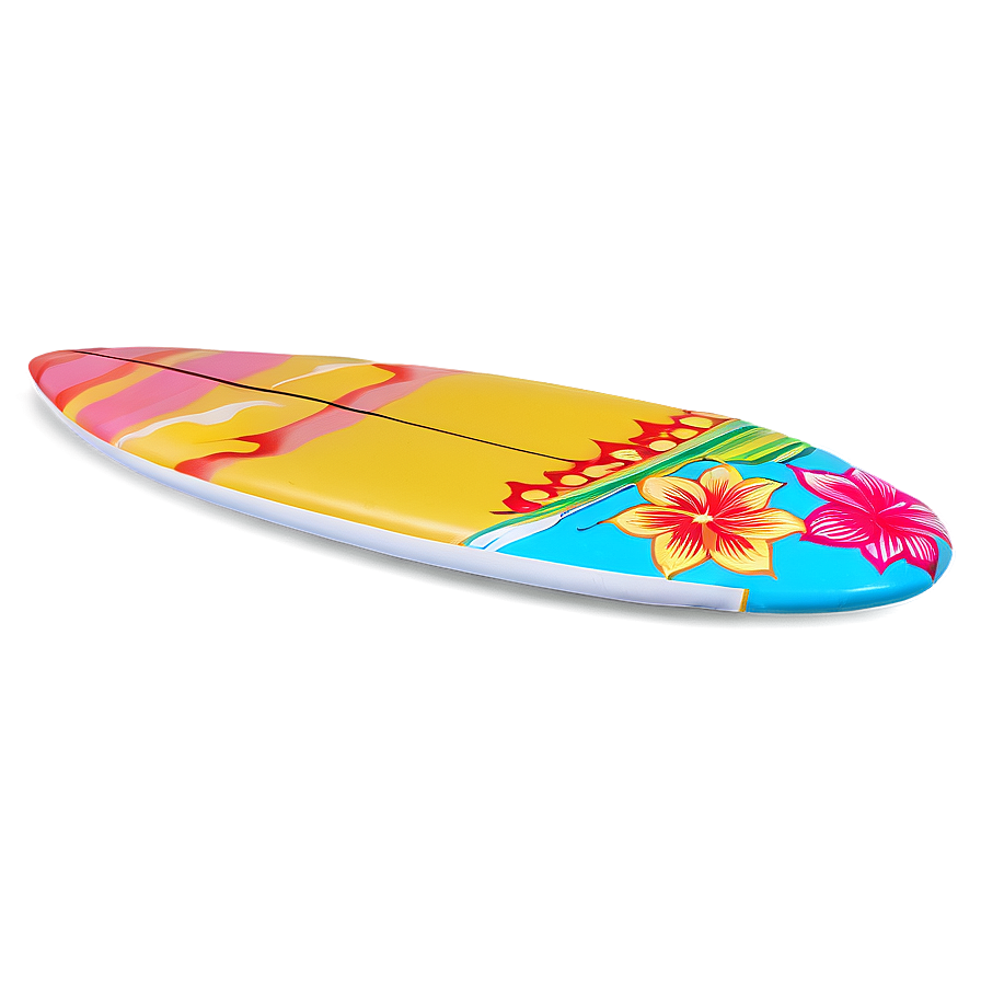 Summer Vibes Surfboard Png 24 PNG Image