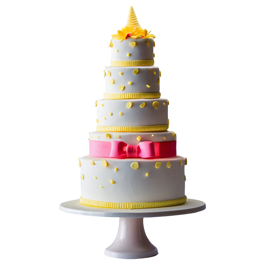 Summer Wedding Cake Png Iob82 PNG Image