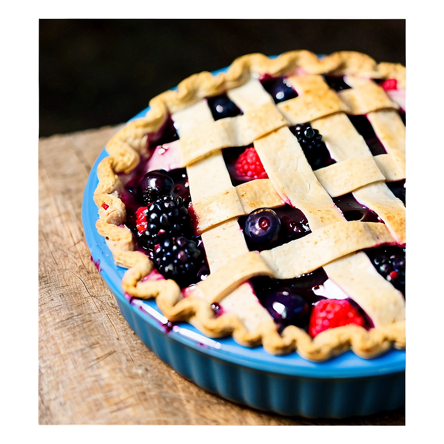 Summery Mixed Berry Pie Png 05232024 PNG Image