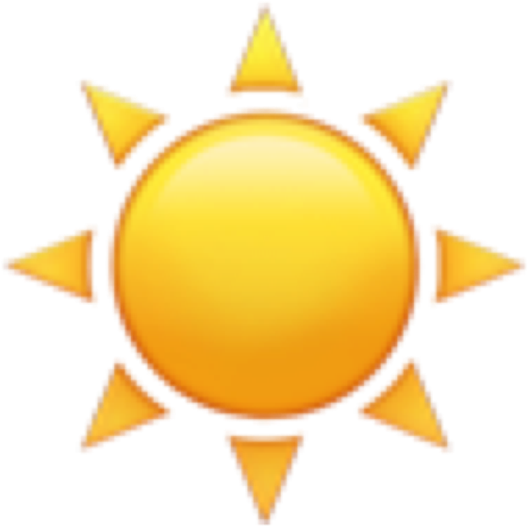 Sun_ Emoji_ Glowing PNG Image