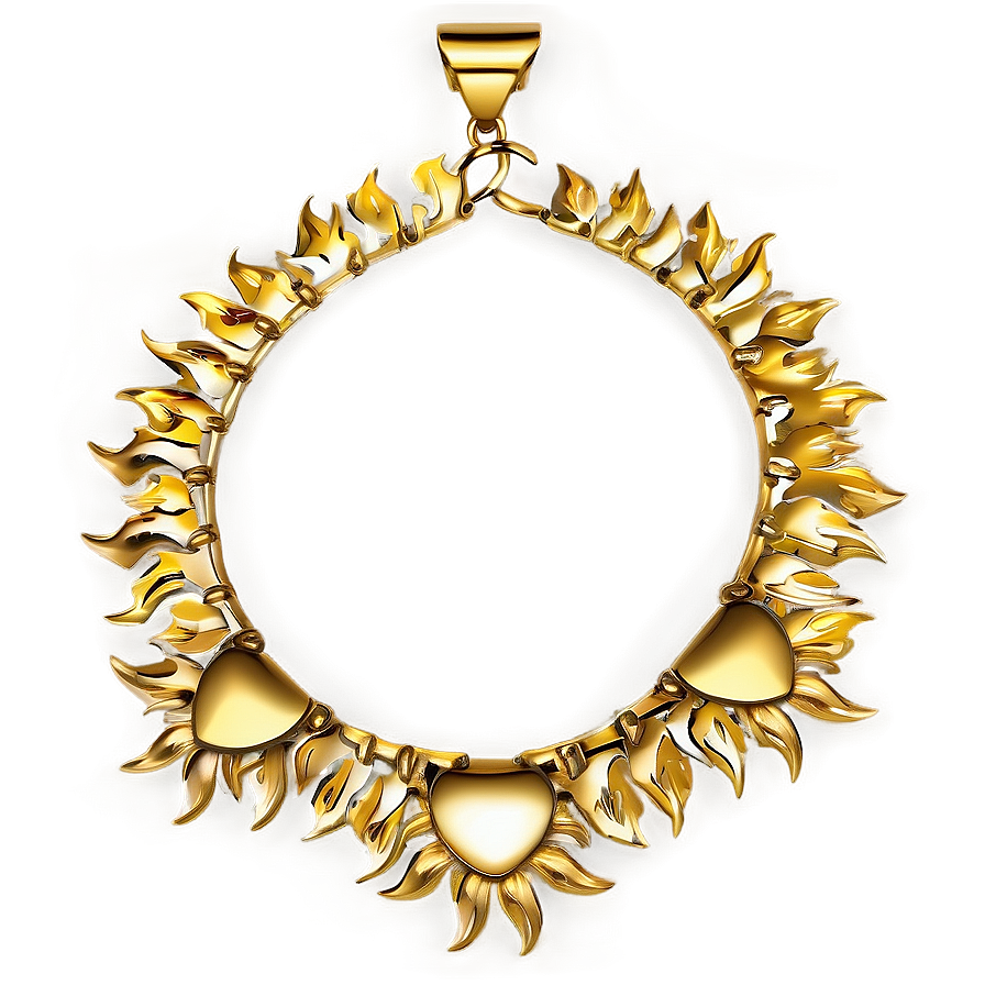 Sun Gold Necklace Png 42 PNG Image