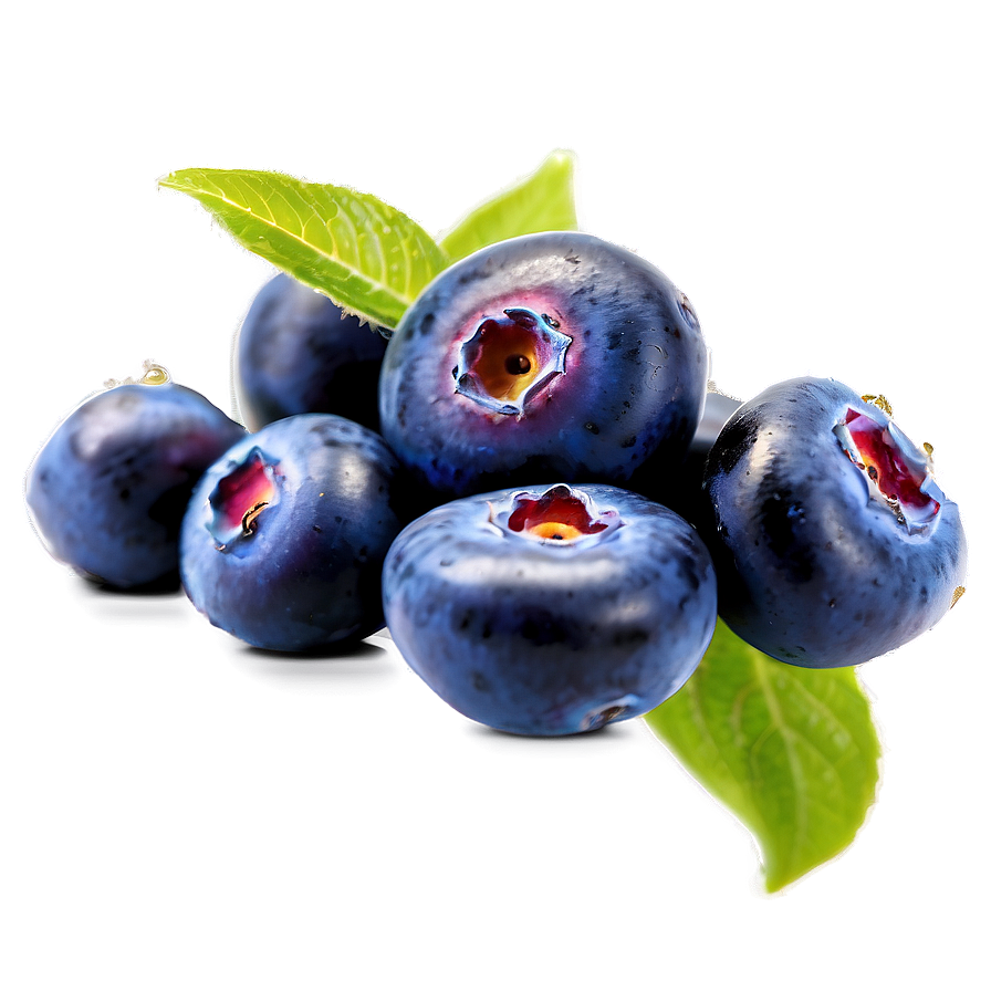 Sun-kissed Blueberries Png Ujg PNG Image