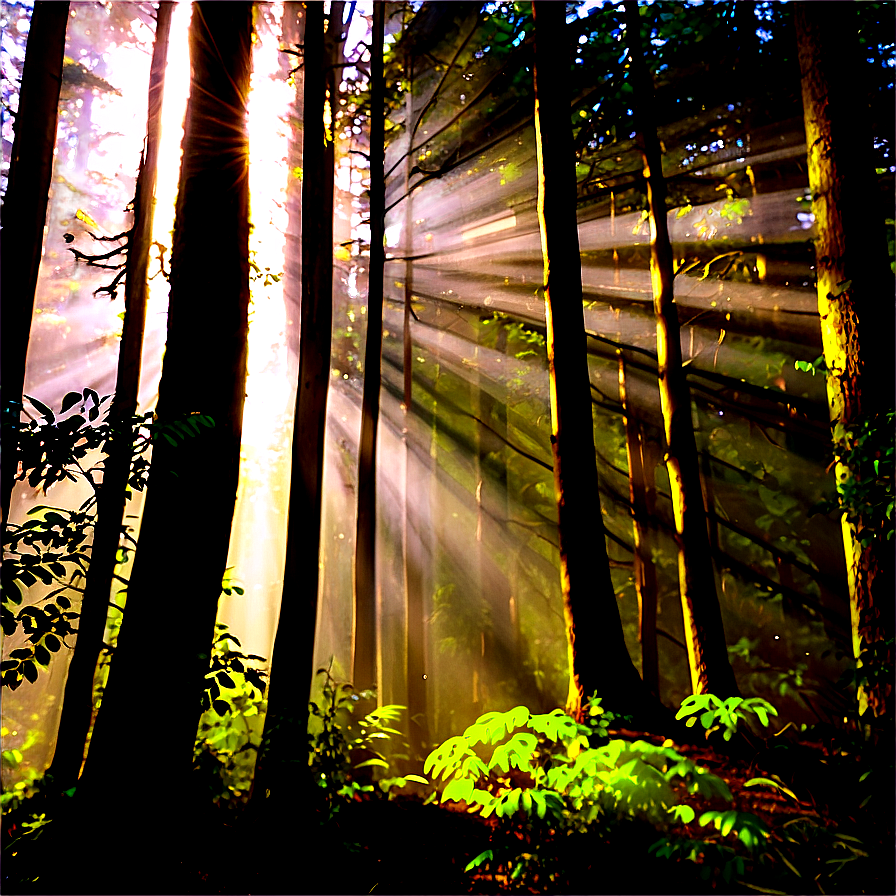 Sun Rays In Forest Png 51 PNG Image