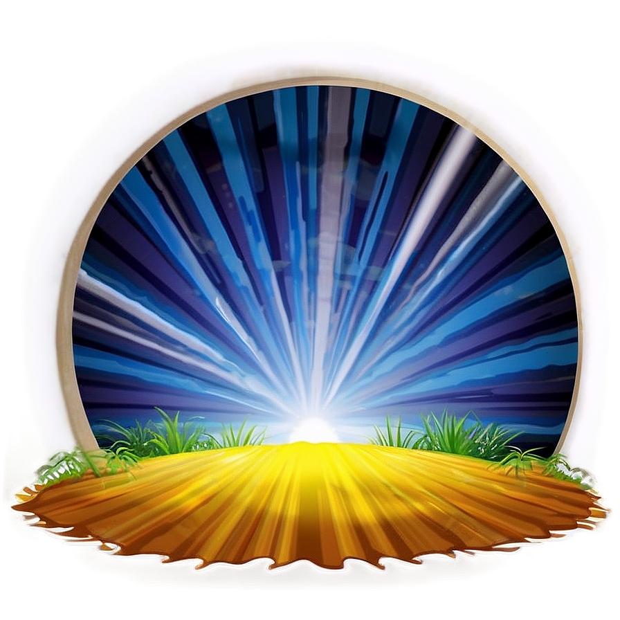 Sun Rays Scene Png Jhr PNG Image