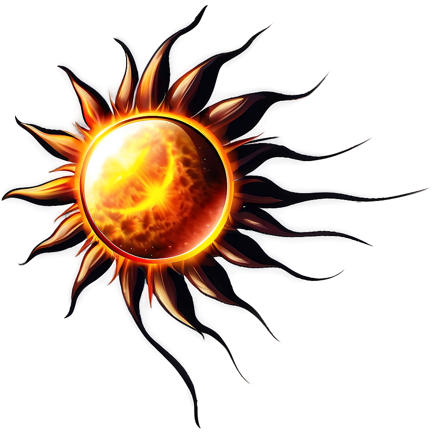 Sun Tattoo Png 91 PNG Image