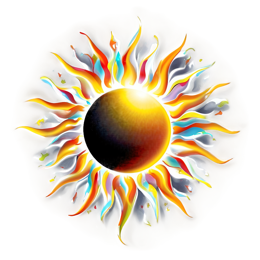 Sun Transparent Art Png 89 PNG Image