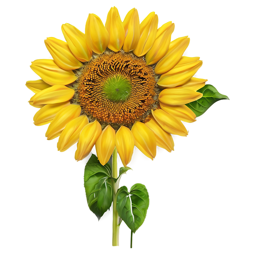 Sunflower And Clouds Png Tbk PNG Image