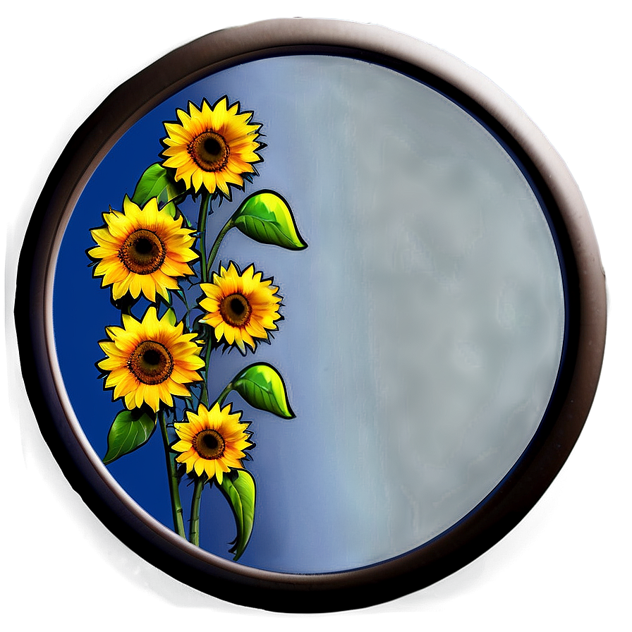 Sunflower Banner Png 34 PNG Image