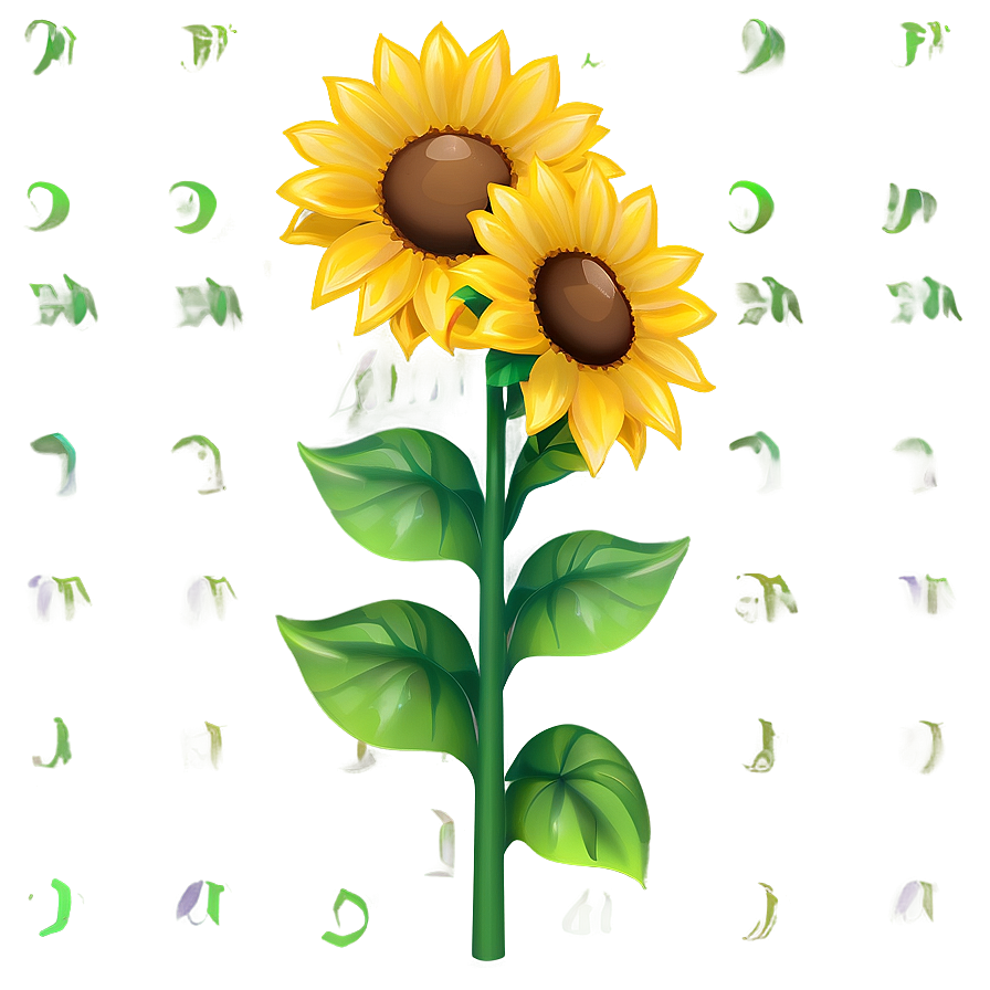 Sunflower Emoji Png Qeq73 PNG Image