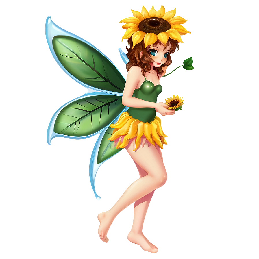 Sunflower Fairy Png Lax PNG Image