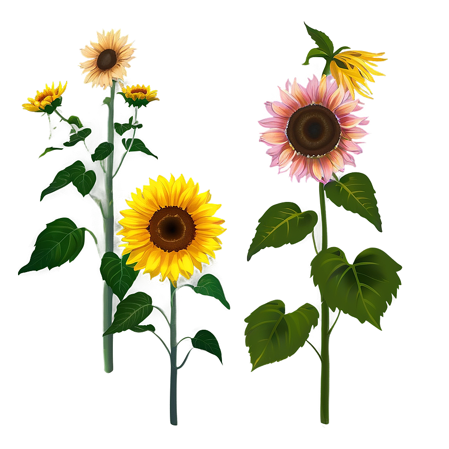 Sunflower Garden Png 25 PNG Image