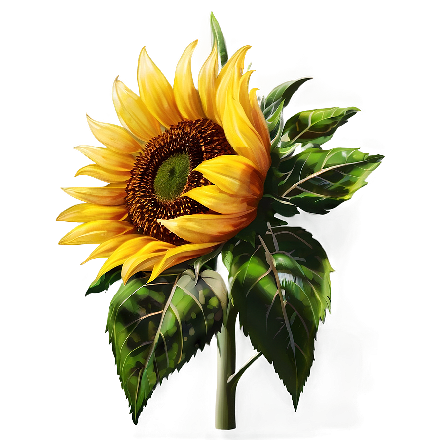 Sunflower Head Transparent Png 15 PNG Image