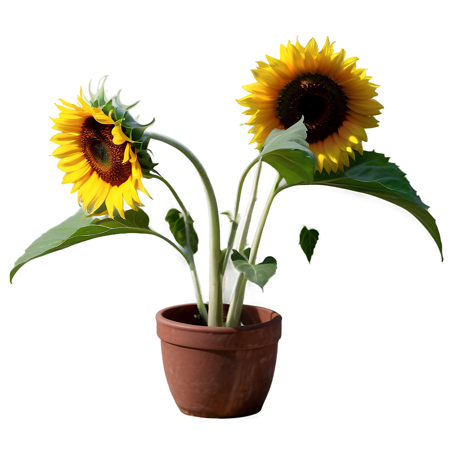 Sunflower In Pot Png 27 PNG Image