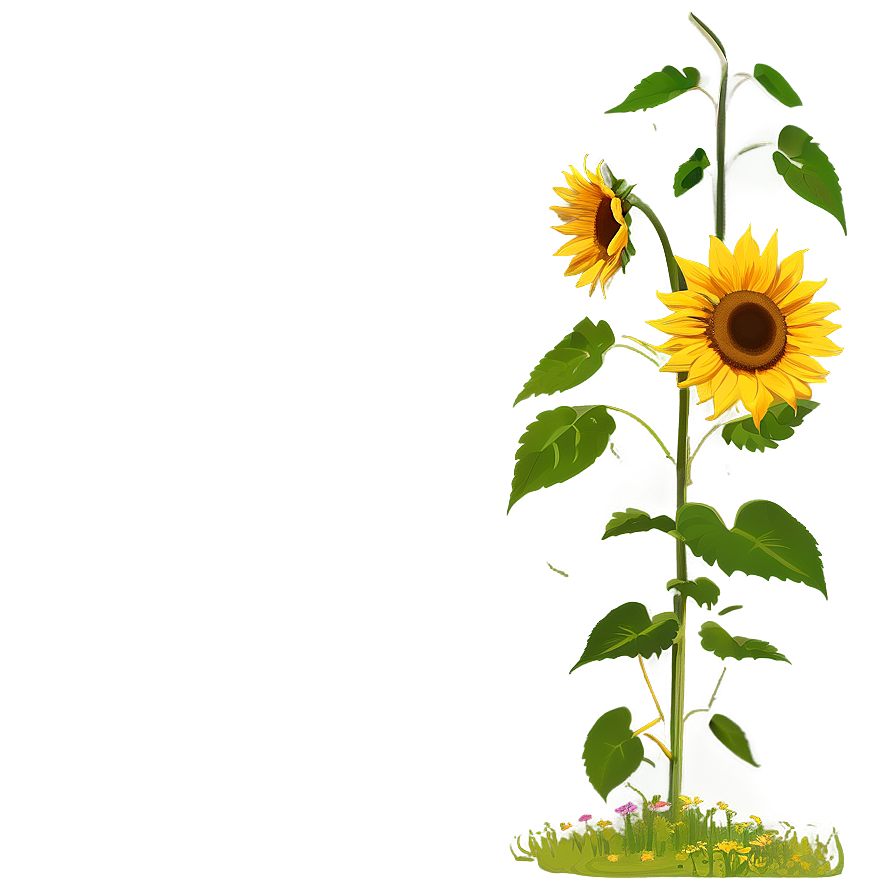 Sunflower In Wind Png 05252024 PNG Image