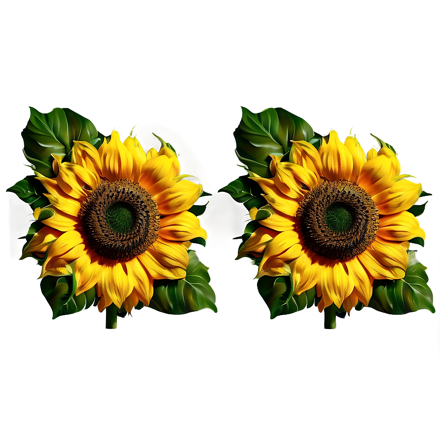 Sunflower Pattern Seamless Png Igj PNG Image