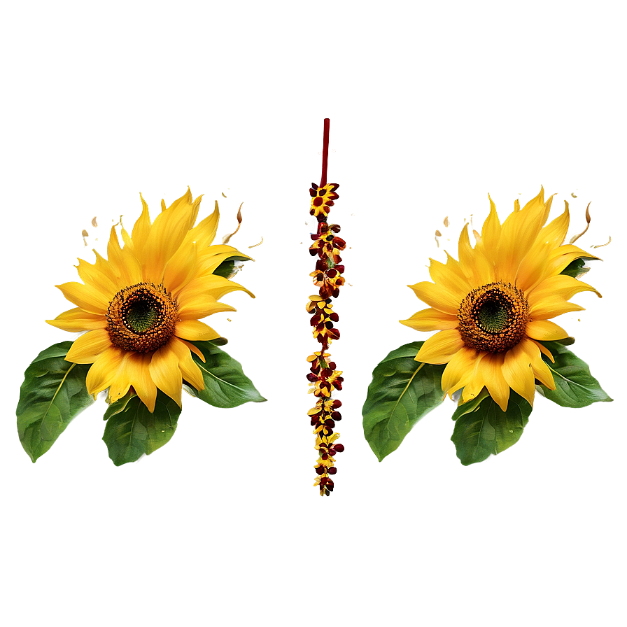 Sunflower Petals Png Aou PNG Image