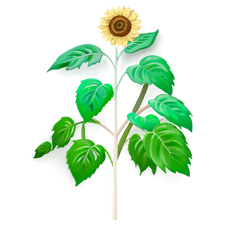 Sunflower Seedling Png Ykk35 PNG Image