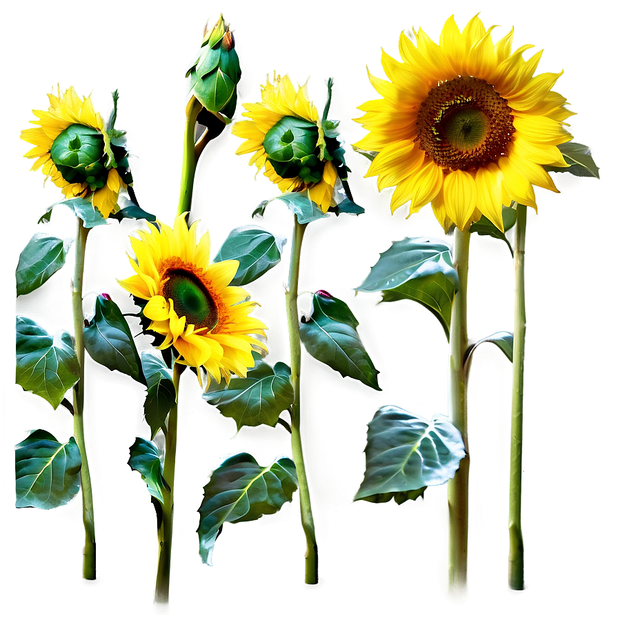 Sunflower Stem Png Bbq PNG Image