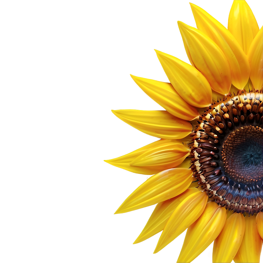 Sunflower Transparent Corner Png Iit PNG Image