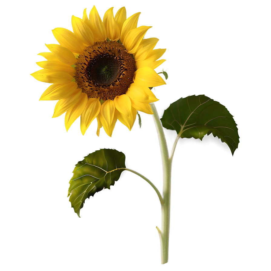 Sunflower Transparent Template Png Fon PNG Image