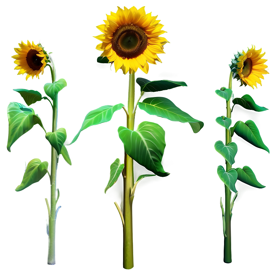 Sunflower Transparent Watermark Png Oke PNG Image