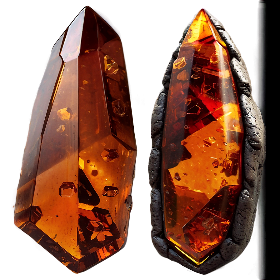 Sunlit Amber Shard Png 67 PNG Image