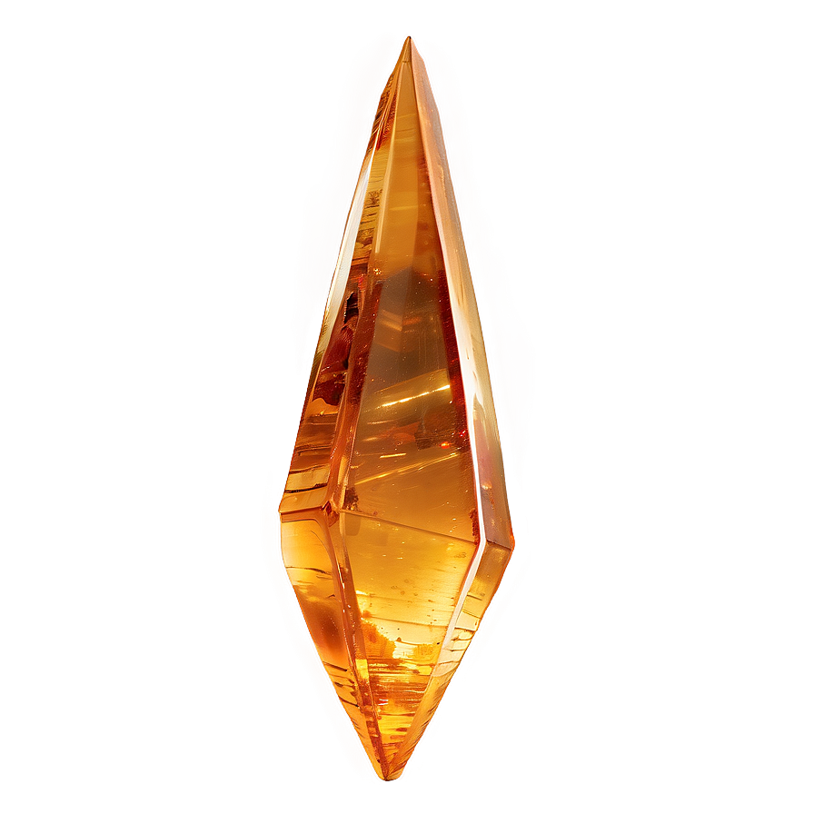 Sunlit Amber Shard Png Kgm PNG Image