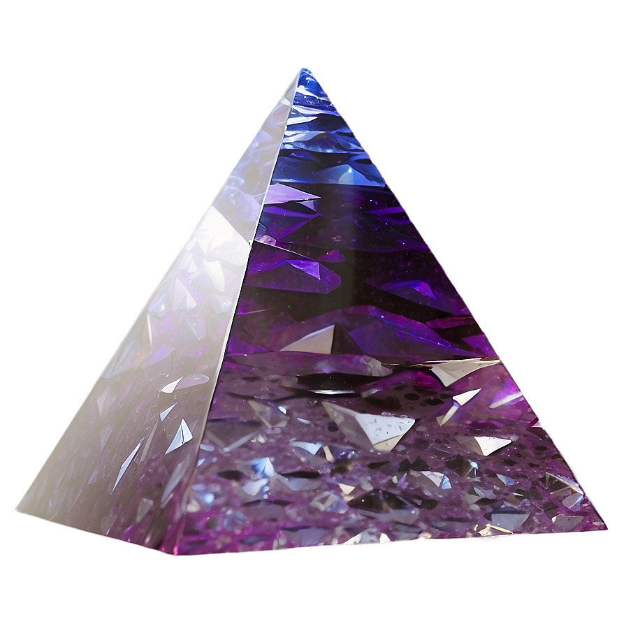 Sunlit Crystal Pyramid Png Ovw PNG Image