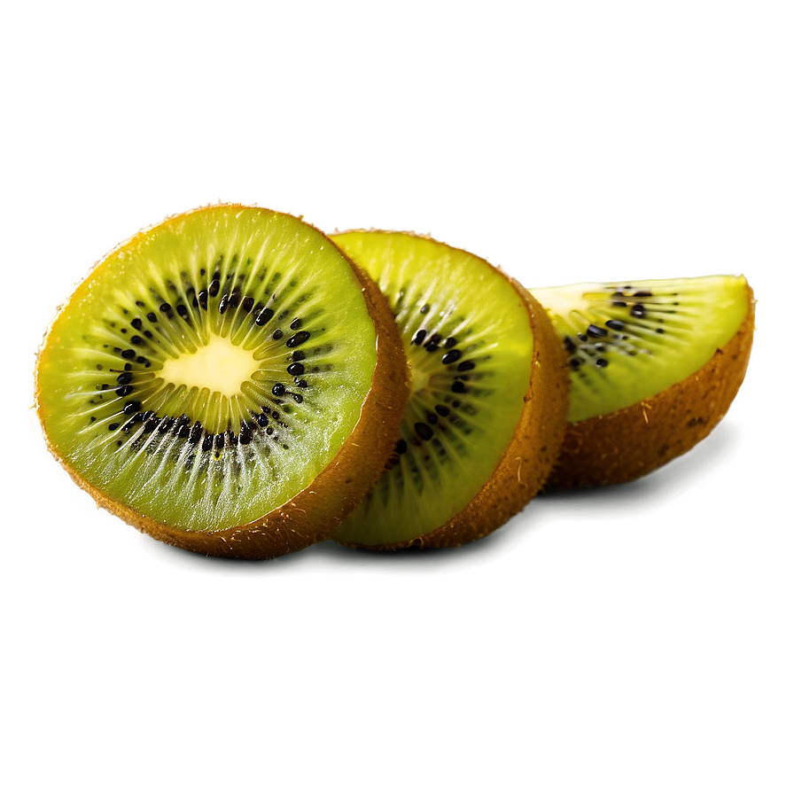 Sunlit Kiwi Slice Png Xpt38 PNG Image