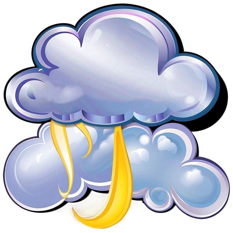 Sunny Cloud Clipart Png Qtw PNG Image