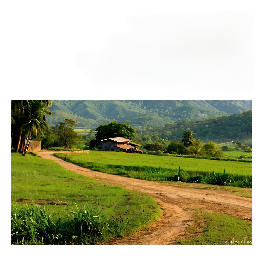 Sunny Countryside View Png Auw89 PNG Image