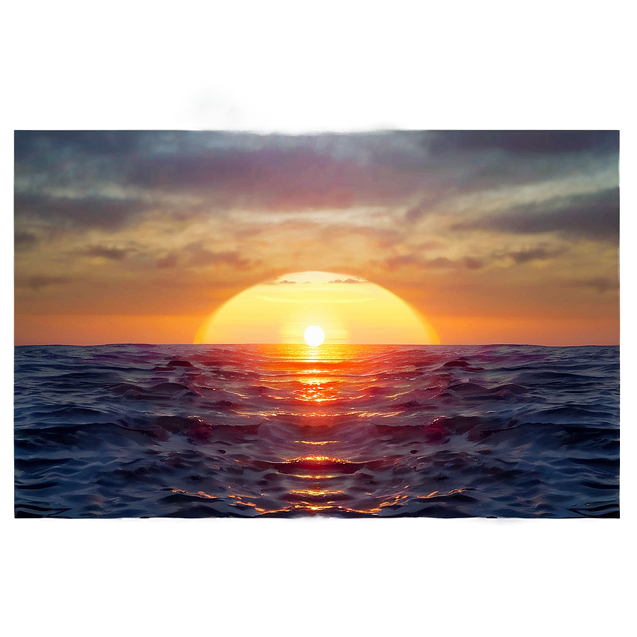 Sunrise Light Horizon Png Opd PNG Image