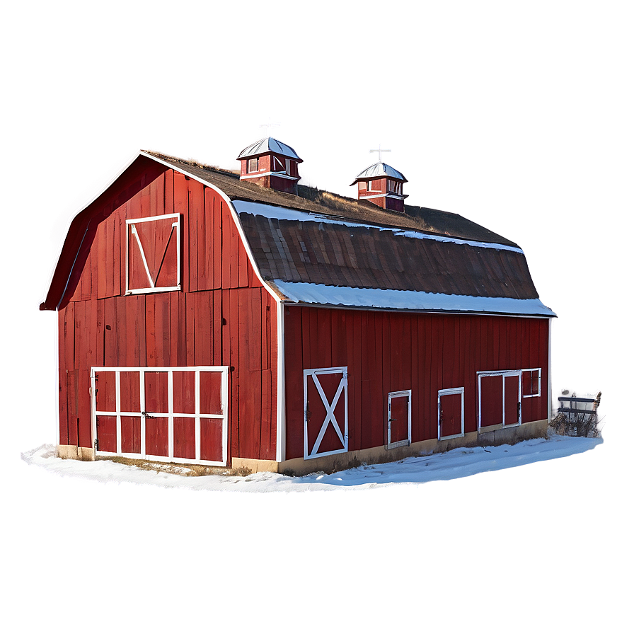 Sunset Behind Barn Png Hqg PNG Image