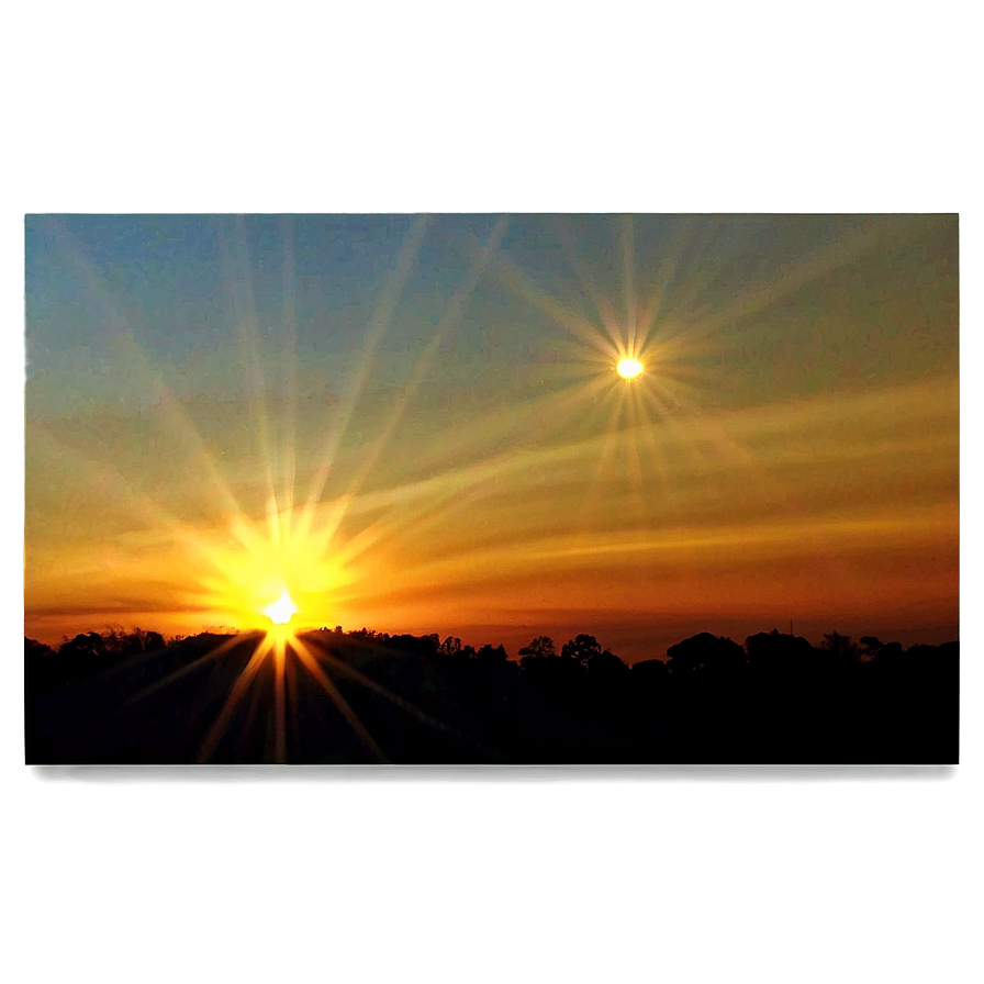 Sunset Flare Light Png Dqc PNG Image