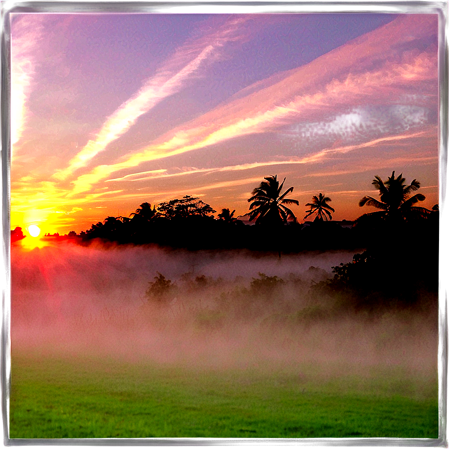 Sunset Fog Png 29 PNG Image