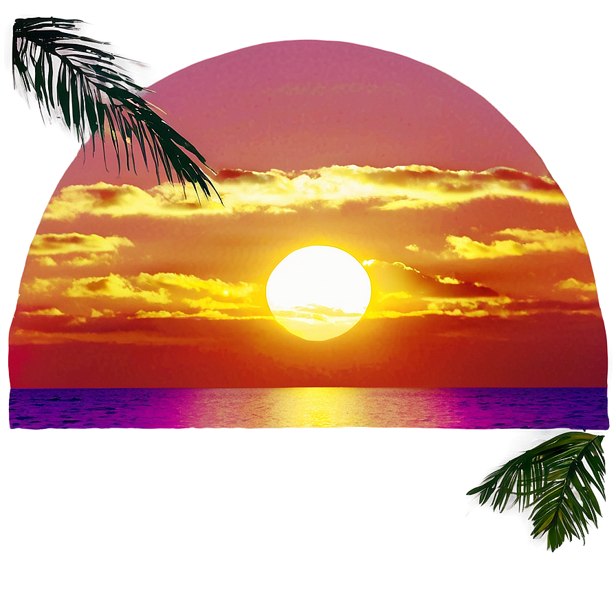 Sunset From Balcony Png Kbw PNG Image