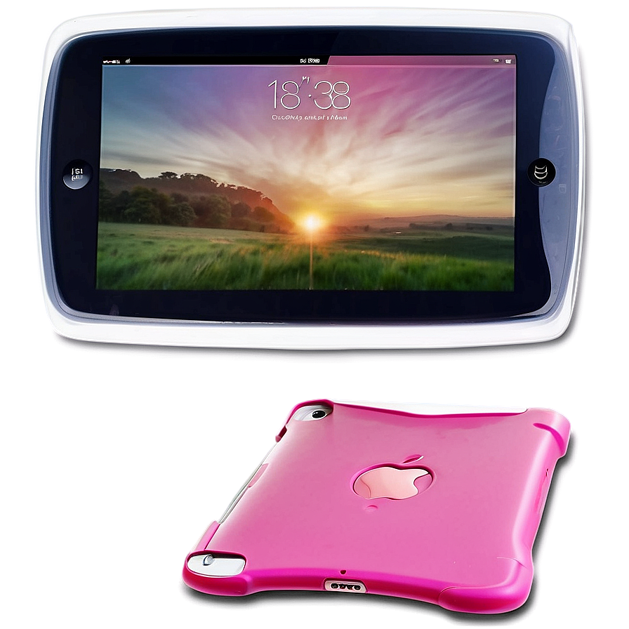 Sunset Pink Ipad Png Ddt PNG Image