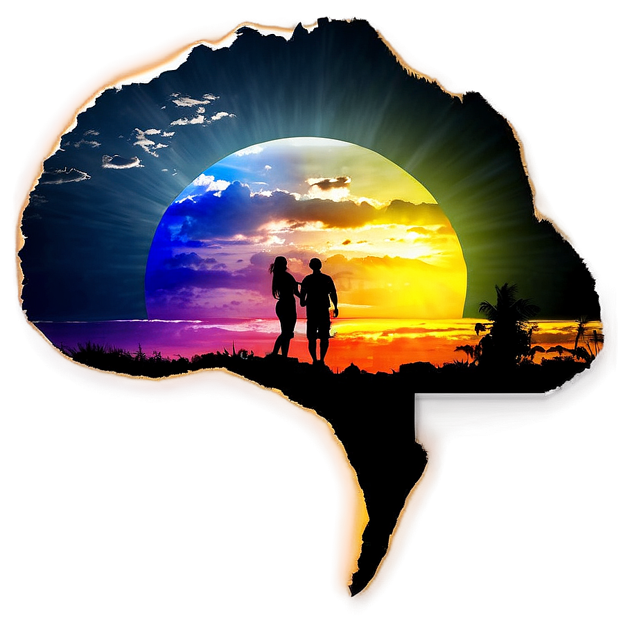 Sunset Silhouette Png Fvd PNG Image