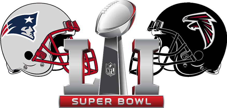 Super Bowl L I Trophyand Team Helmets PNG Image