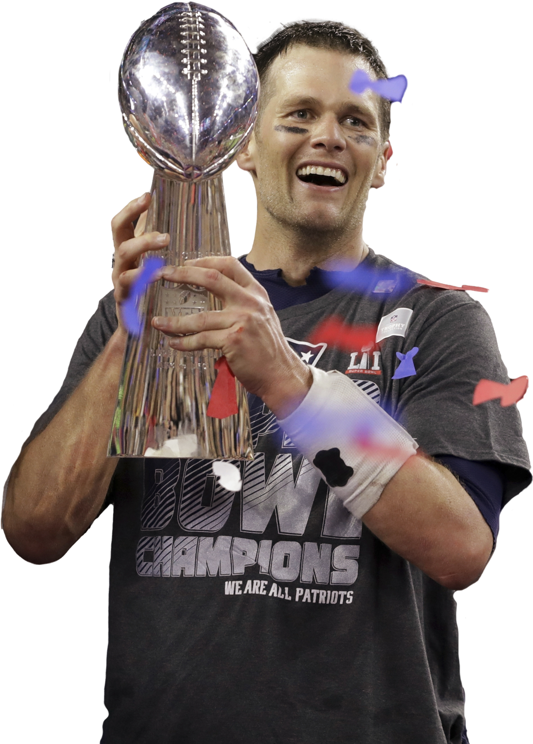 Super Bowl Trophy Celebration PNG Image