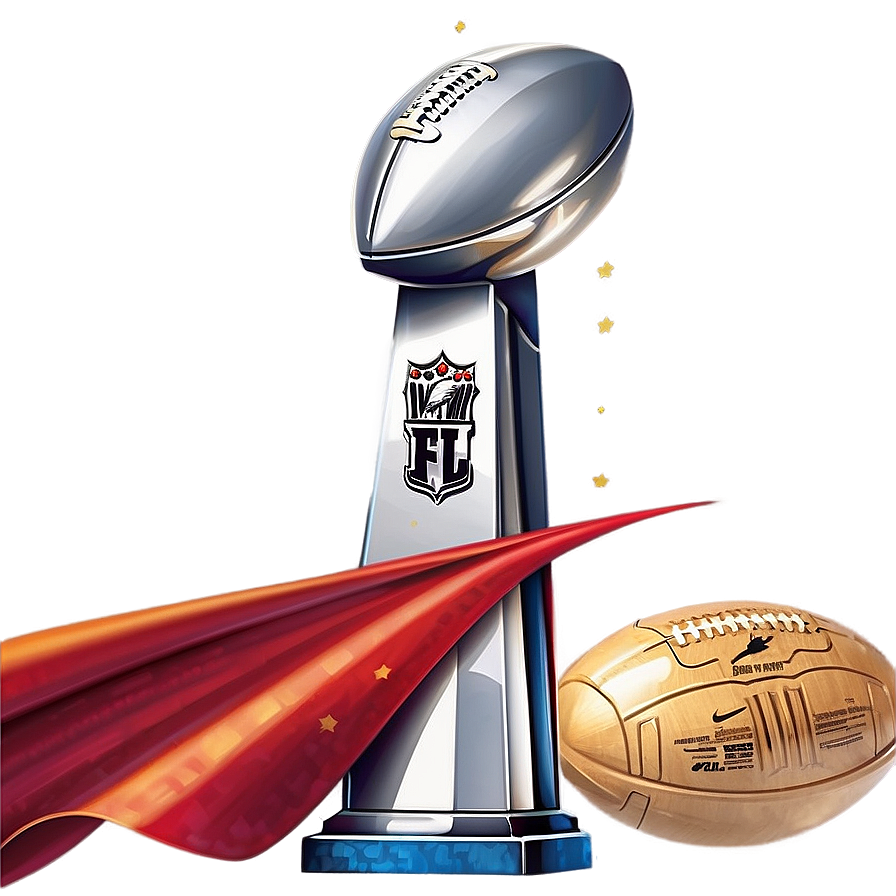 Super Bowl Trophy Celebration Png Jqg PNG Image