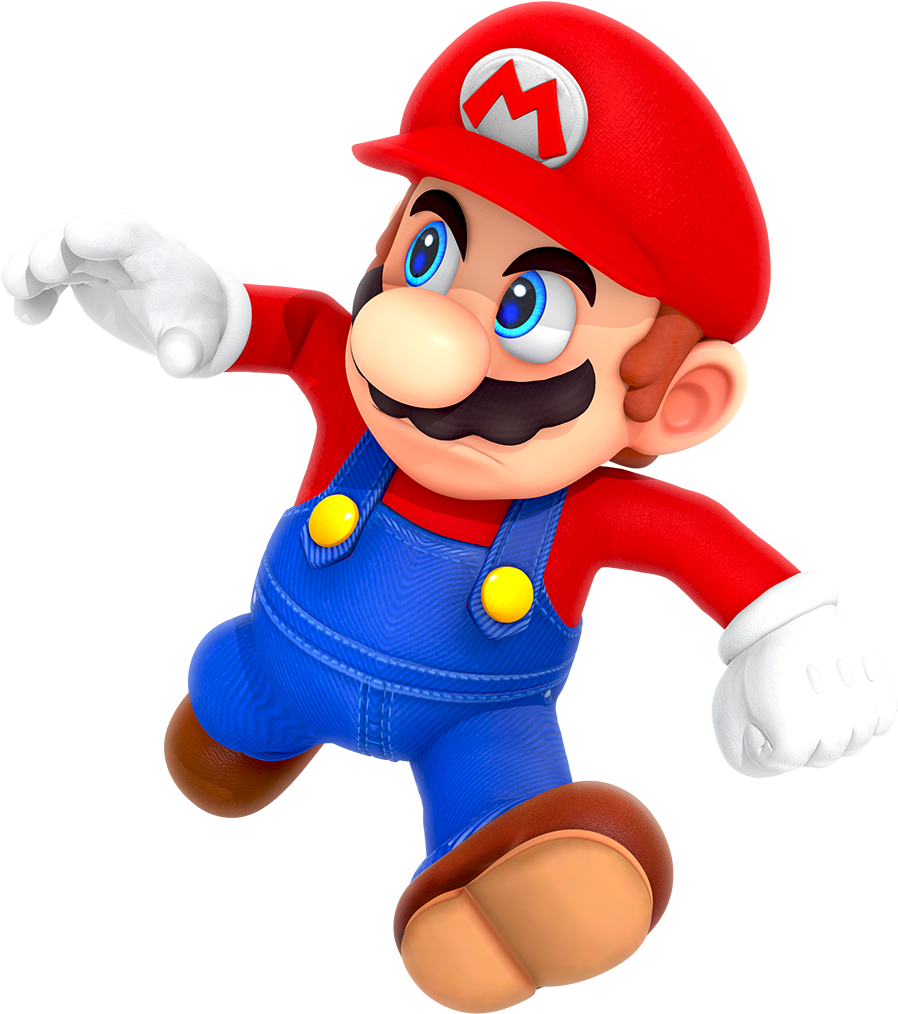 Super Mario3 D Render PNG Image