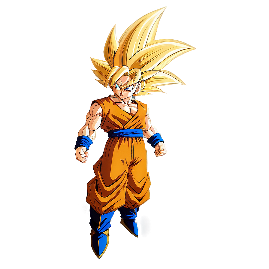 Super Saiyan 3 Goku In Flight Png Tpg45 PNG Image