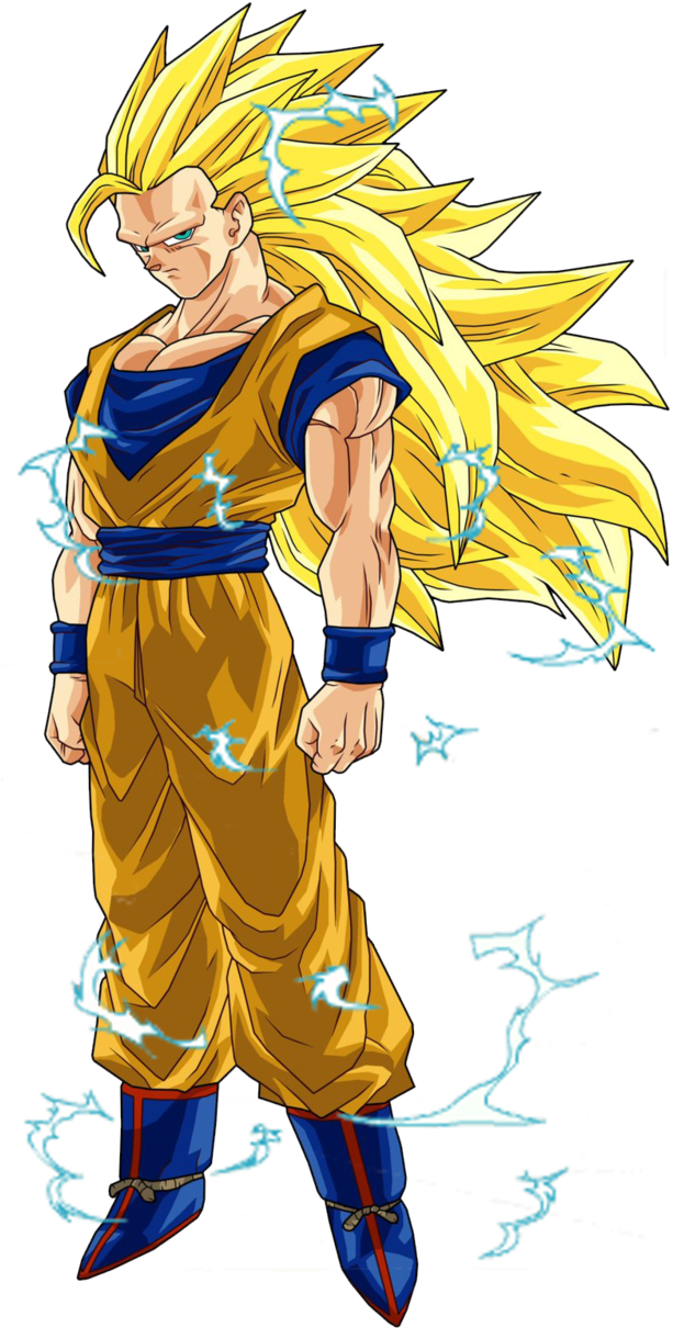 Super Saiyan Aura Illustration PNG Image