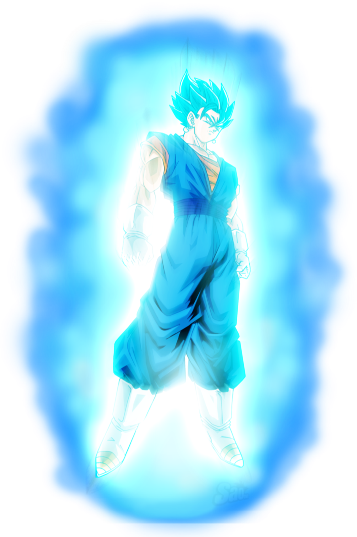 Super Saiyan Blue Aura PNG Image